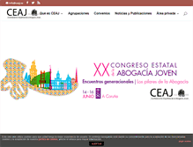 Tablet Screenshot of ceaj.es